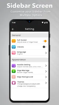 Side Bar android App screenshot 1